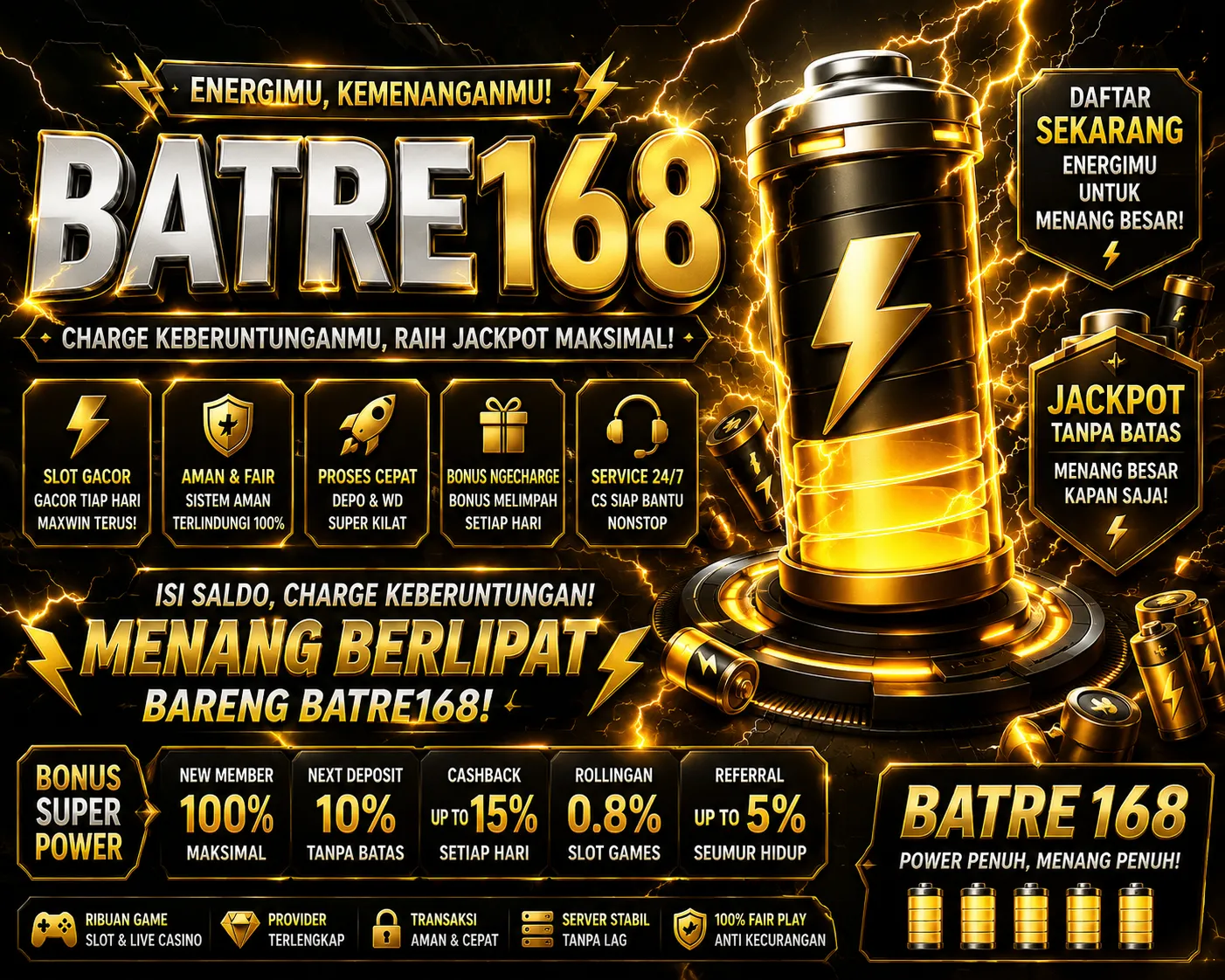 Batre168 Banner